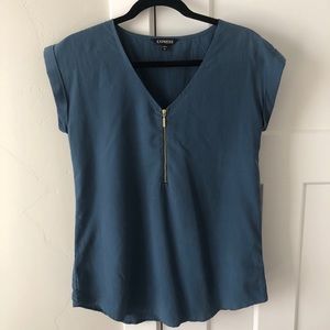 Express Zipper Blouse